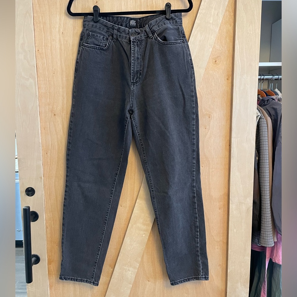 BDG Black Mom Jeans Urban Outfitters